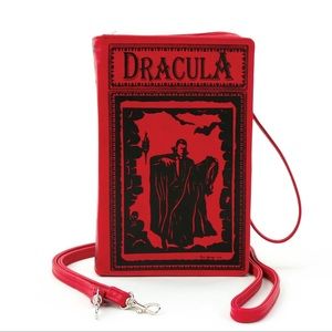 Dracula Book Cross Body Bag in Vinyl